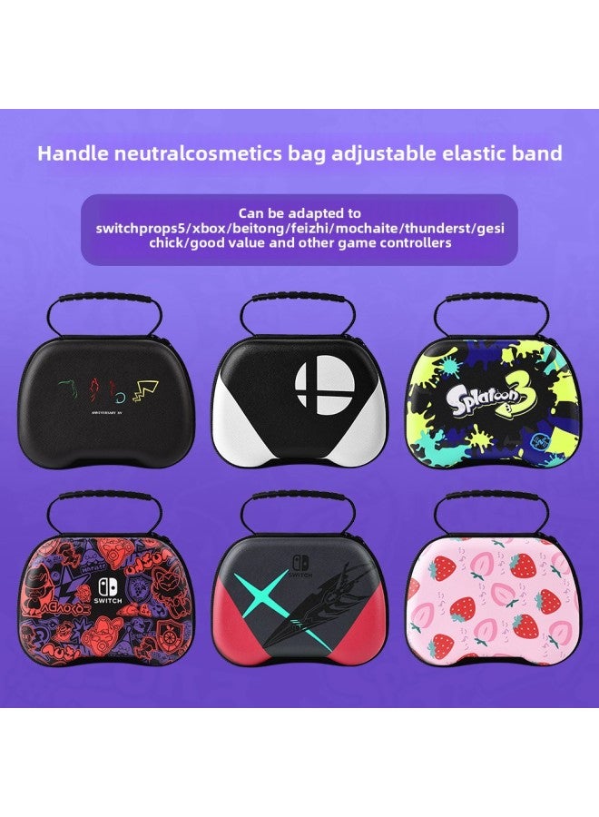 Switch Pro Handle Storage Bag Xbox Beitong Universal Portable Feizhi EVA Hard Case Ps5 Game Protective Case-Model:Dissimilarity 【built-in Strap-GamePad Universal Storage Bag】】 - Image 2