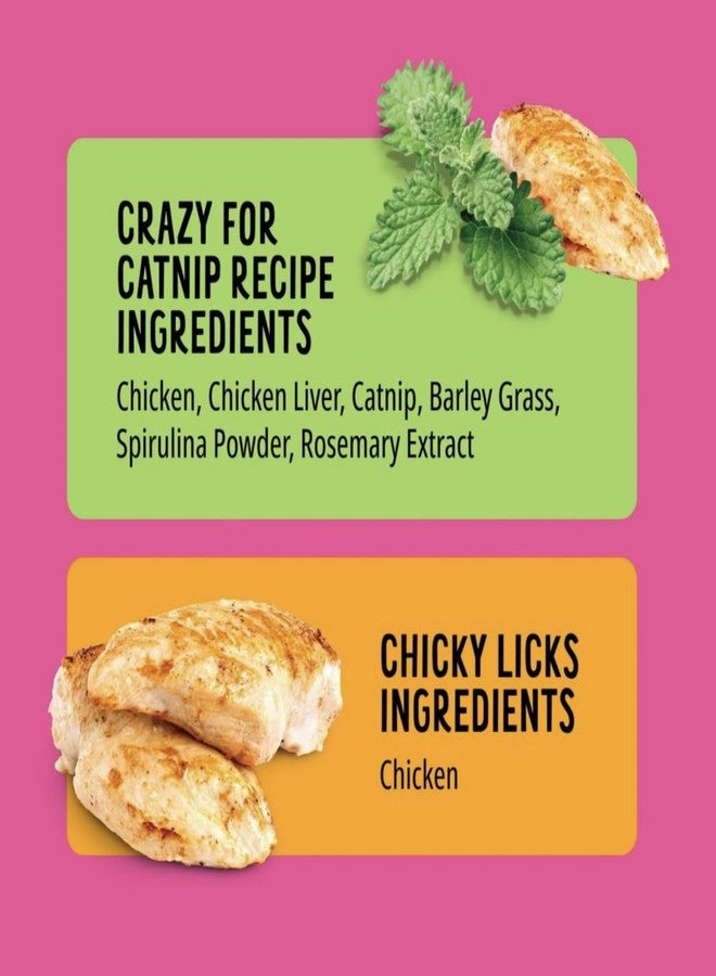 Bonkers Purrpops Freeze-Dried Cat Treats, Catnip and Chicken Flavors, Epic Value Pack, 32 Count - Image 2