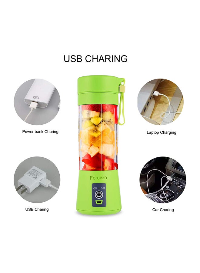 توشيونيكس خلاط وعصارة بتصميم محمول قابل للشحن مزود بعدد 6 شفرات 380 ml 1000 W HM-03 أرجواني - Image 5