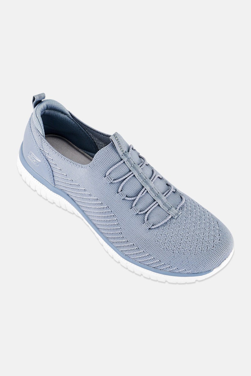 SKECHERS أحذية خارجية للنساء من فيرتش، رمادي، سليب أون في الغسق - Image 1