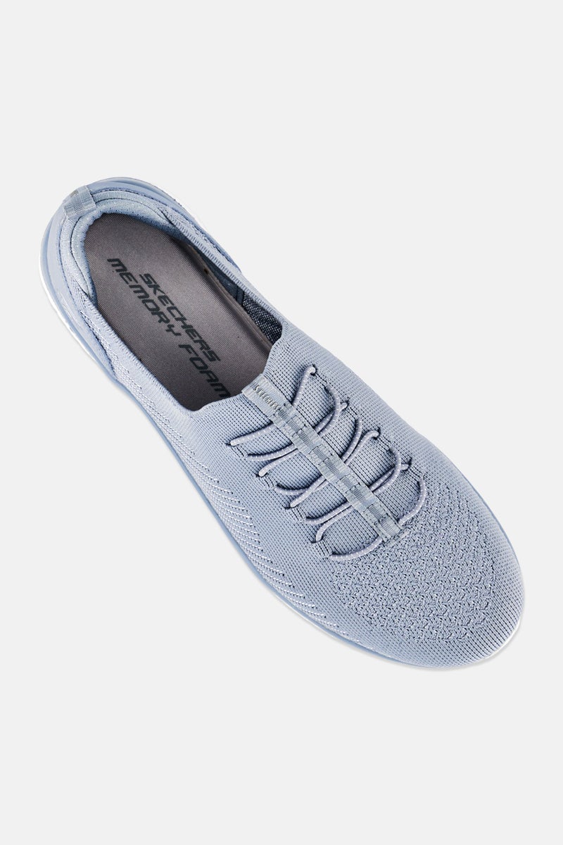 SKECHERS أحذية خارجية للنساء من فيرتش، رمادي، سليب أون في الغسق - Image 3