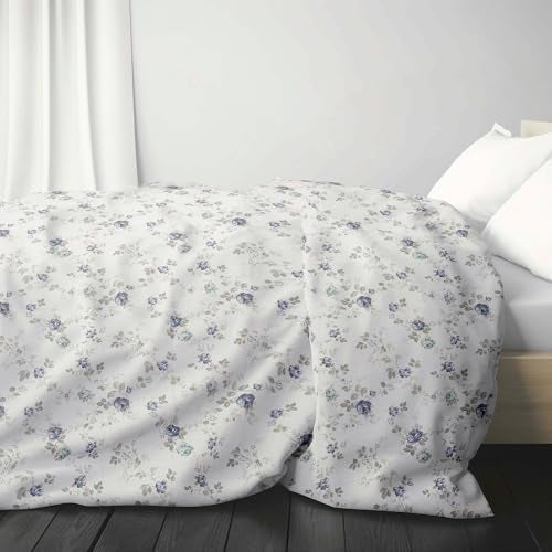 LINENWALAS Premium Printed 100% Cotton Duvet Cover for Double Bed | Double Size Comforter Cover |Rajai Cover | Quilt Cover with Zipper Closure 90 x 100 Inches (Blue Sapphire, Double Size) - Image 4