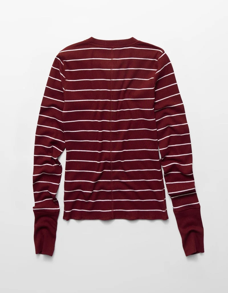 American Eagle  AE Long Sleeve Henley T-Shirt for Men | Best Price UAE