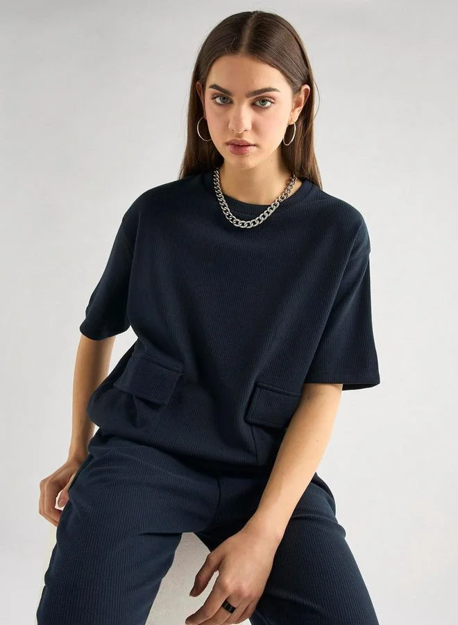 سبلاش فيڤ طاقم الرقبة عرق الأعلى وبانت عداء