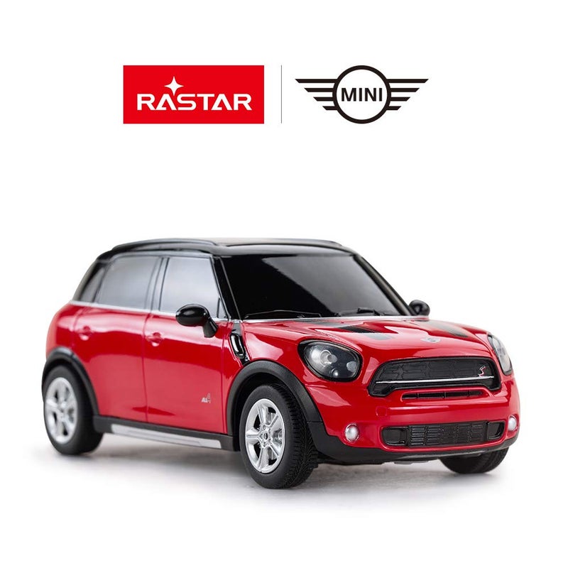 RASTAR BMW 1:24 RC Cars Remote Control Mini Cooper Countryman Model Car Toy Mini Cooper Car for Kids, Red - Image 2