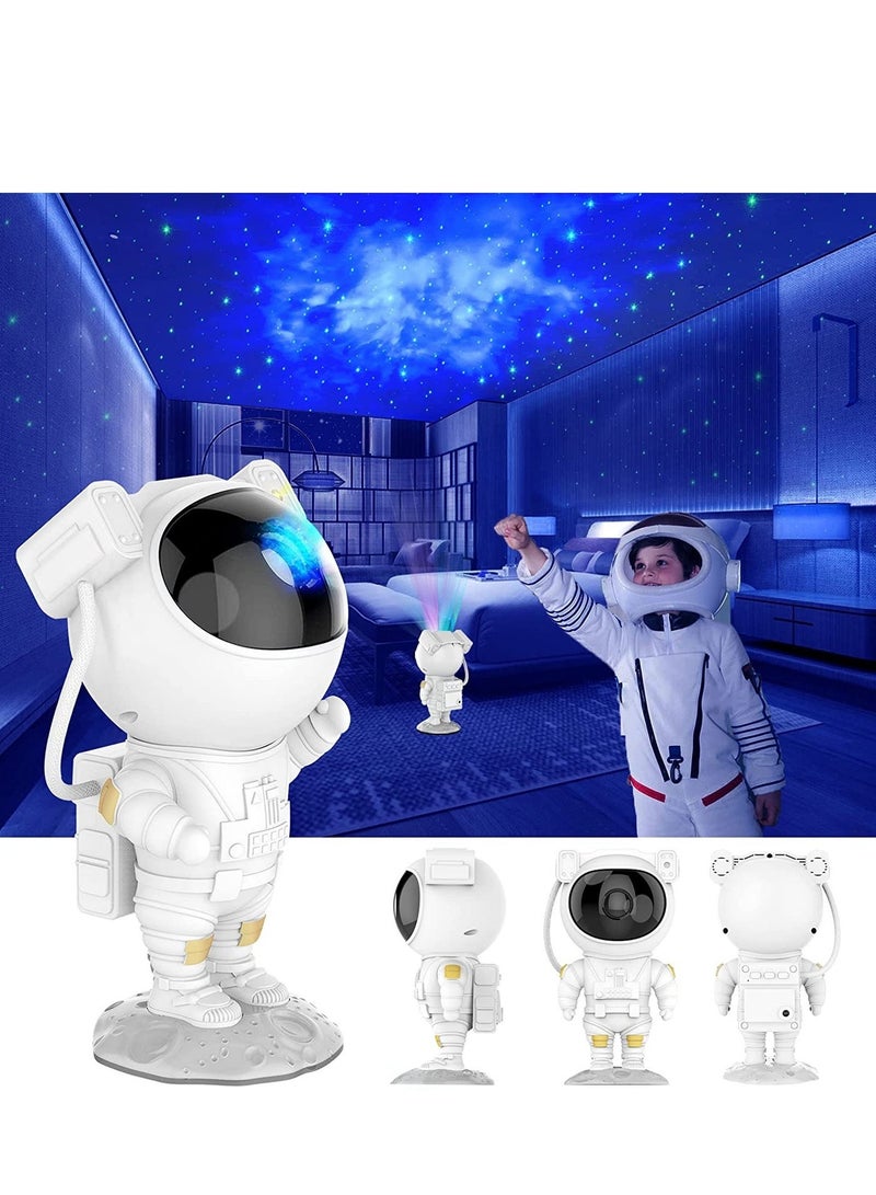 Star Projector Galaxy Night Light - Astronaut Starry Nebula Ceiling LED Lamp with Timer and Remote,  Kids Room Decor Aesthetic 360°Rotation Magnetic Head Light - Image 1