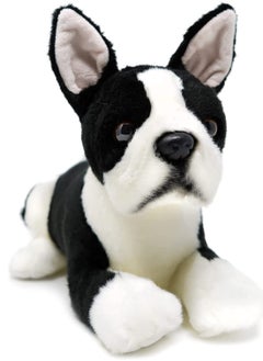 VIAHART Viahart Baxter The Boston Terrier Soft Plush toy for Kids | Huggable Stuffed Animals| Fluffy toys for Baby, Children, Toddler | Polyester Fabric | Polypropelene Filling | Recommended Age 3+ 