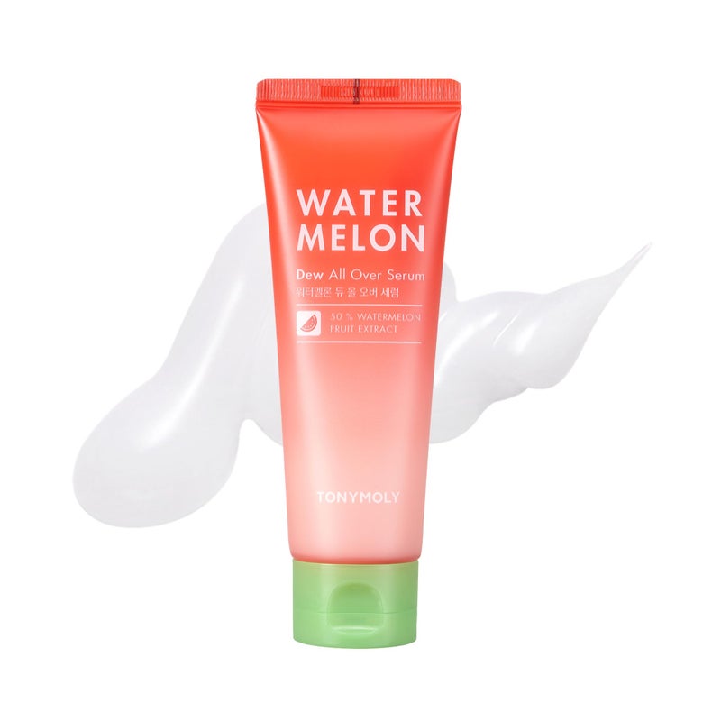 TONYMOLY Watermelon Dew All Over Body & Face Serum, Hydrating Serum for Glowing Skin, Korean Skincare, Watermelon Extract, Aloe Leaf Extract, & Centella Asiatica, All Skin Types, 4 oz - Image 1