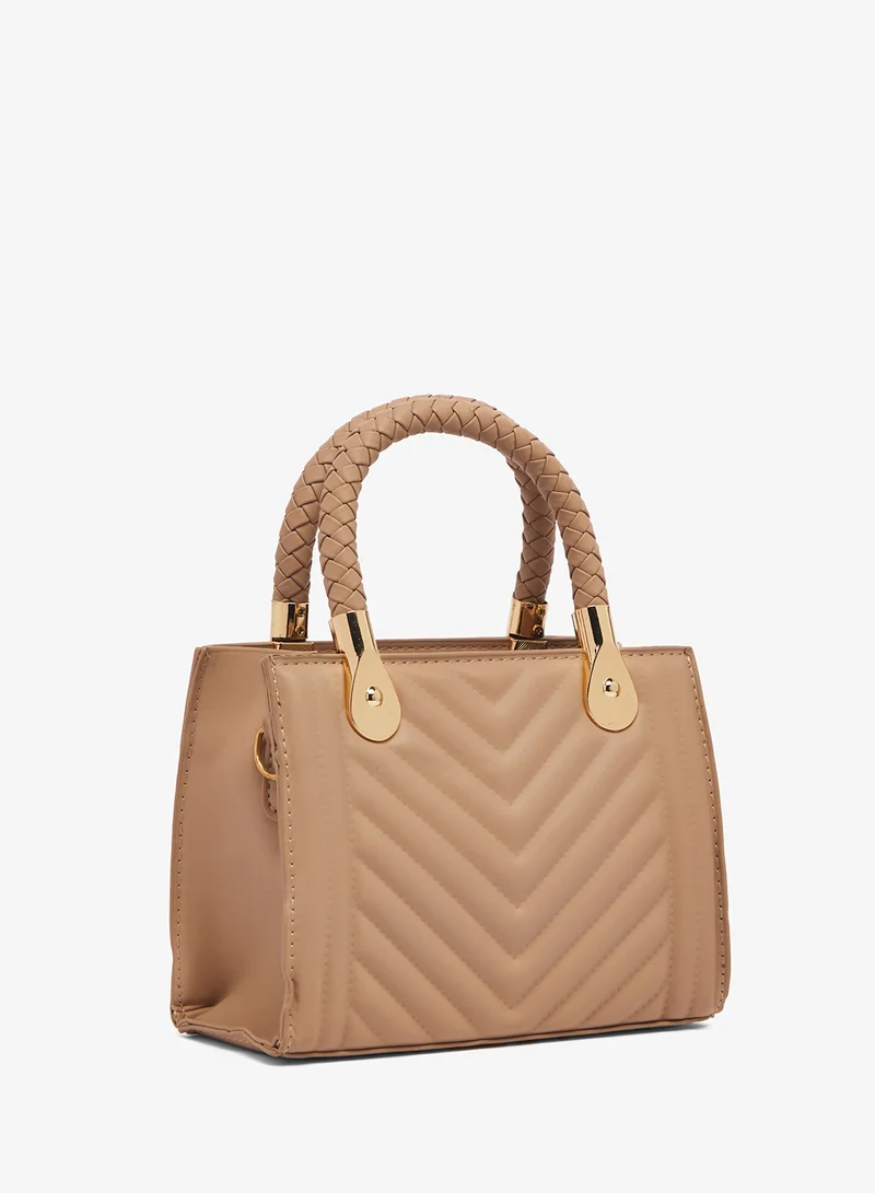 ELLA Quilted Top Handle Bag