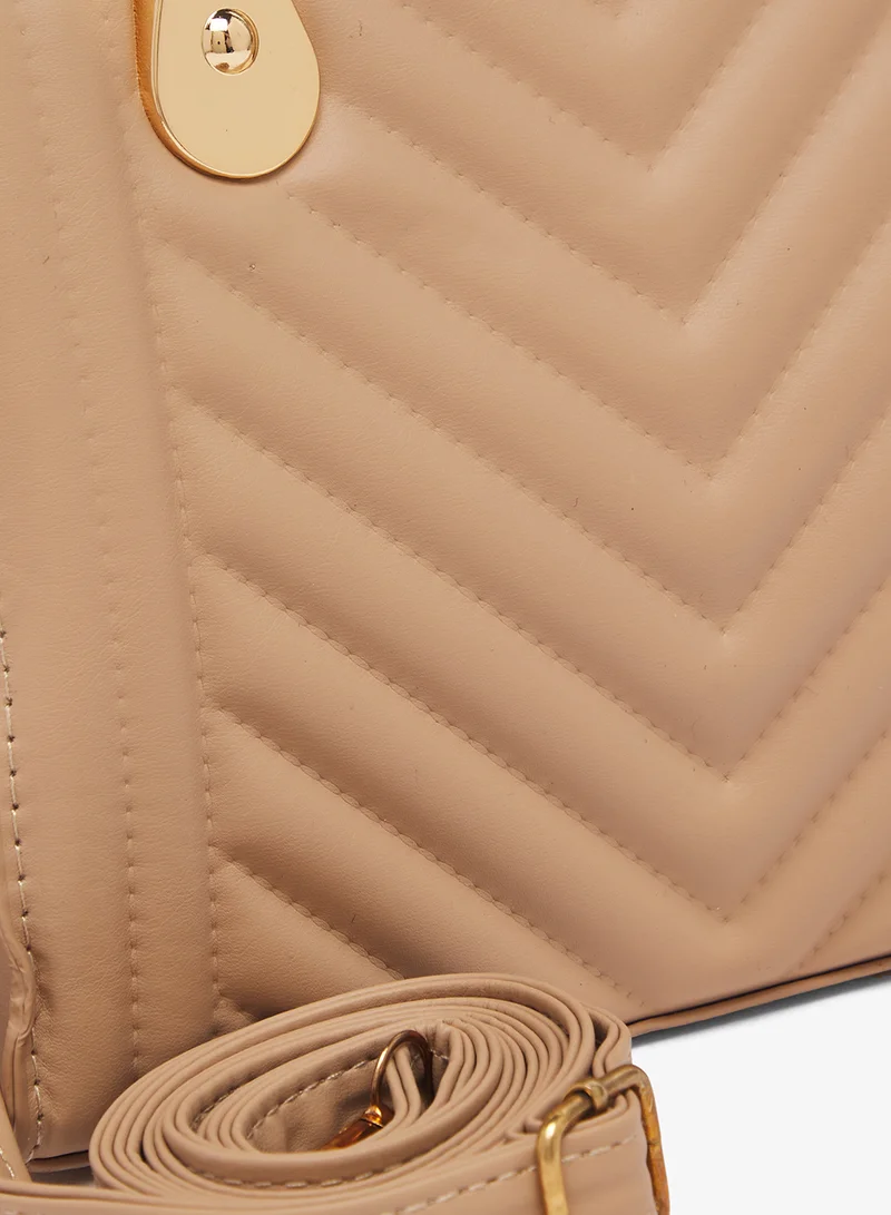 ELLA Quilted Top Handle Bag