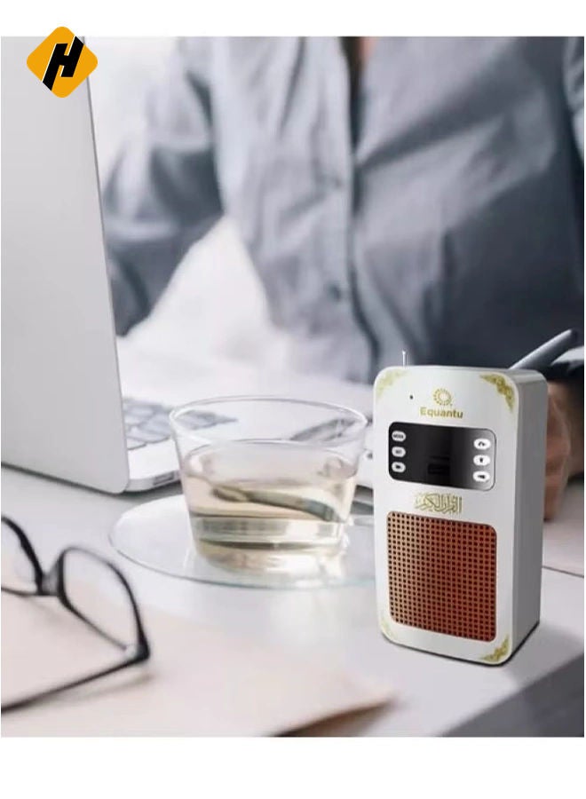 HuHa SQ-669 Smart Quran Speaker Wall Plug – 16 Reciters, 16 Translations, Bluetooth/USB/Remote/App Control, 8GB Storage - Image 3