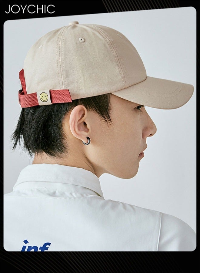 Joychic قبعة بيسبول متعددة الاستخدامات للنساء والرجال النسخة الكورية تصميم ابتسامة قابلة للتعديل لحماية من الشمس مناسبة للرياضات الخارجية اليومية في الربيع والصيف والخريف - Image 3