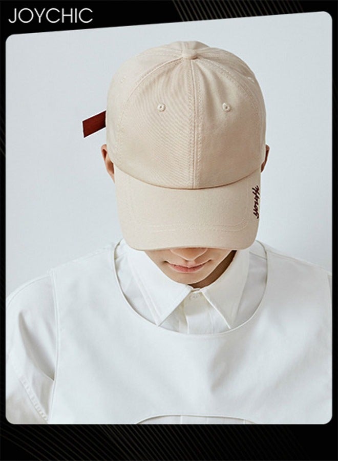 Joychic قبعة بيسبول متعددة الاستخدامات للنساء والرجال النسخة الكورية تصميم ابتسامة قابلة للتعديل لحماية من الشمس مناسبة للرياضات الخارجية اليومية في الربيع والصيف والخريف - Image 2
