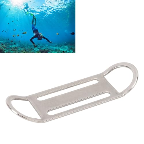 Jauarta 316 Stainless Steel Diving Sidemount Bilateral D Ring Buckle, BCD Webbing Strap Keeper for 2 Inch Strap, Side Mount Fixing Buckle for Scuba Diving, Freediving and Snorkeling - Image 4