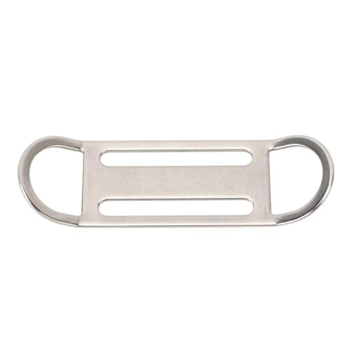 Jauarta 316 Stainless Steel Diving Sidemount Bilateral D Ring Buckle, BCD Webbing Strap Keeper for 2 Inch Strap, Side Mount Fixing Buckle for Scuba Diving, Freediving and Snorkeling - Image 1