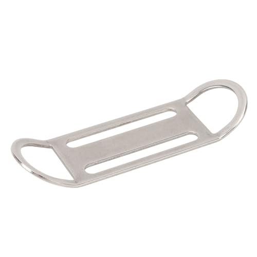 Jauarta 316 Stainless Steel Diving Sidemount Bilateral D Ring Buckle, BCD Webbing Strap Keeper for 2 Inch Strap, Side Mount Fixing Buckle for Scuba Diving, Freediving and Snorkeling - Image 2