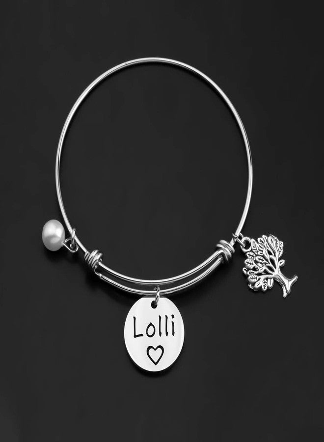 Lywjyb Birdgot Best Lolli Ever Bracelet Gift Best Lolli Ever Funny Mother's Day Merch Christmas Gift - Image 3