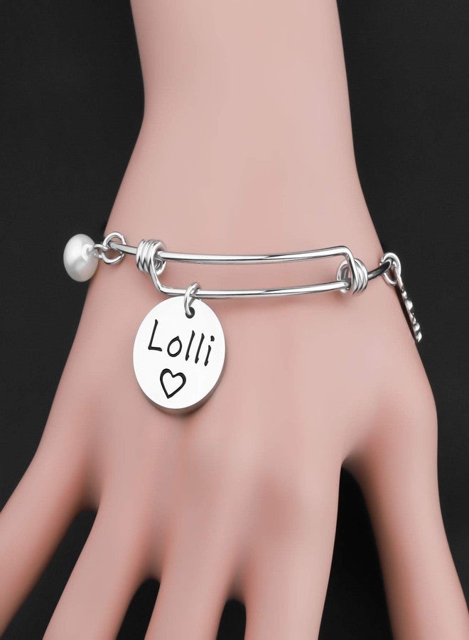 Lywjyb Birdgot Best Lolli Ever Bracelet Gift Best Lolli Ever Funny Mother's Day Merch Christmas Gift - Image 4