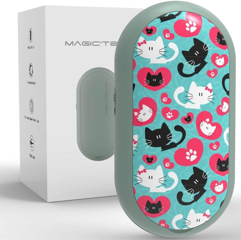 Magictec Rechargeable Fabric Shaver, Lint Remover Sweater Defuzzer Lints Fuzzs Pills Pilling Trimmer for Clothes and Furniture -Battery Operated (PurrLove) - Image 1