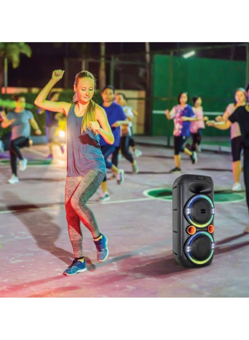 GREEN LION PartyLife 300 Bluetooth Speaker with Bluetooth Version 5.0, Light Show and Deep Bass - Black - Image 2