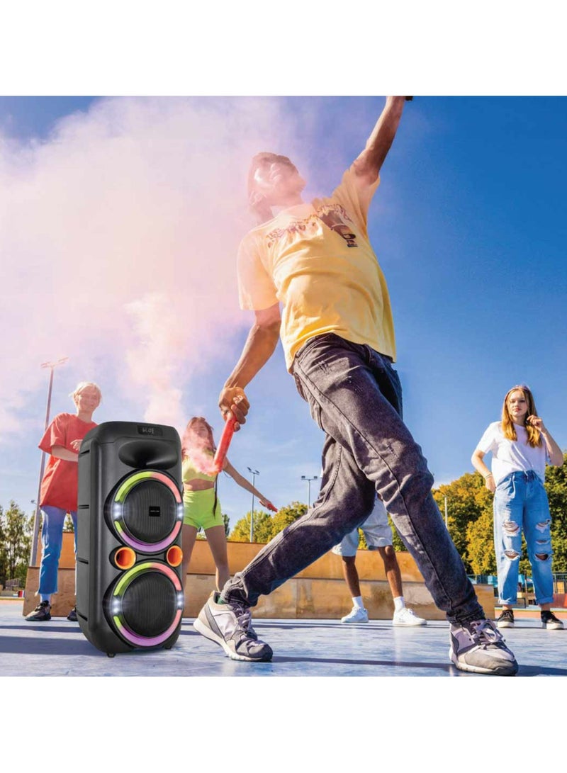 GREEN LION PartyLife 300 Bluetooth Speaker with Bluetooth Version 5.0, Light Show and Deep Bass - Black - Image 3