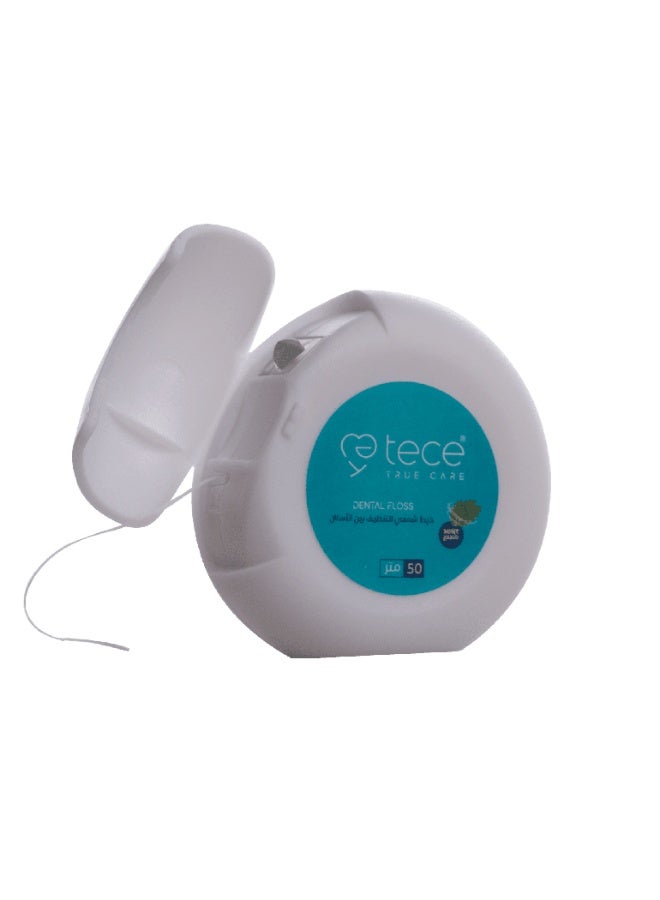 TECE Waxed Dental Floss – Mint Flavor – 50 Meters - Image 2