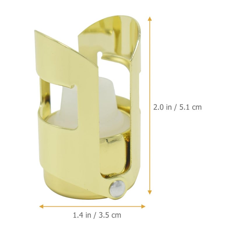 Stainless Steel Wine Stopper With Gold Electroplated Finish Kitchen Restaurant Home Use - Image 3