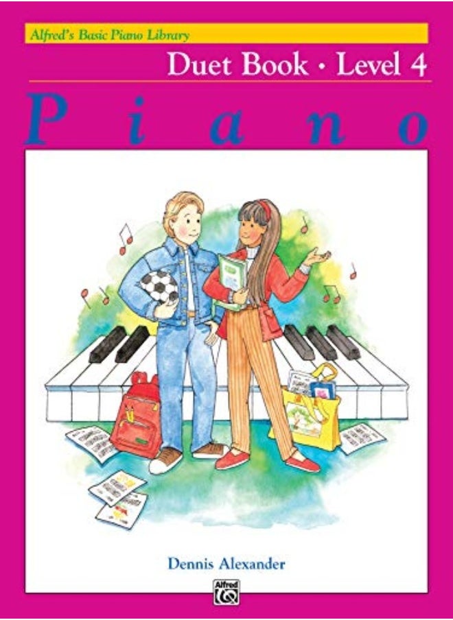 Alfreds Basic Piano Library Duet 4 by Alexander, Dennis, Btech PhD Mrcpath Cbiol Fibiol Dsc (Virology Department Central Veterinary Labora Paperback