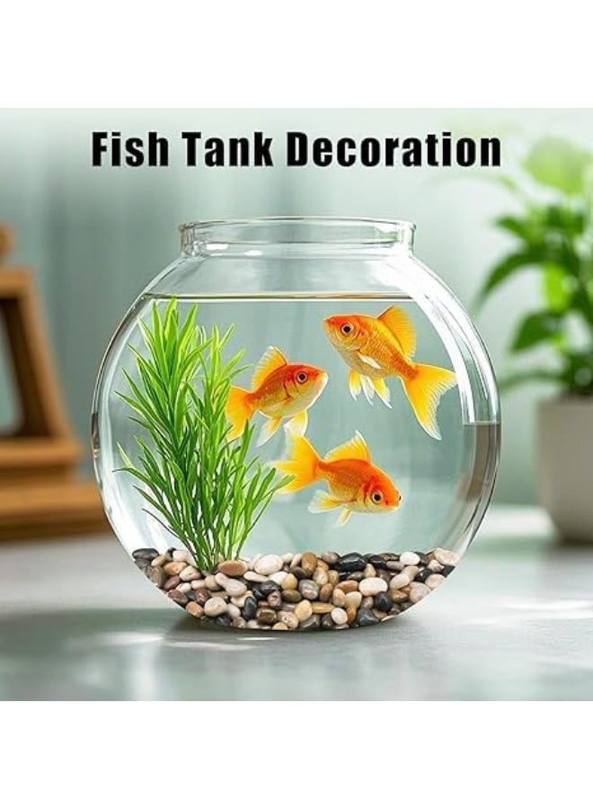 Natural Colorful and Charming Stones Smooth & Polished Decorative Pebbles for Aquarium Garden Landscaping Plants and Home Decor (Small - 1kg) - Image 5