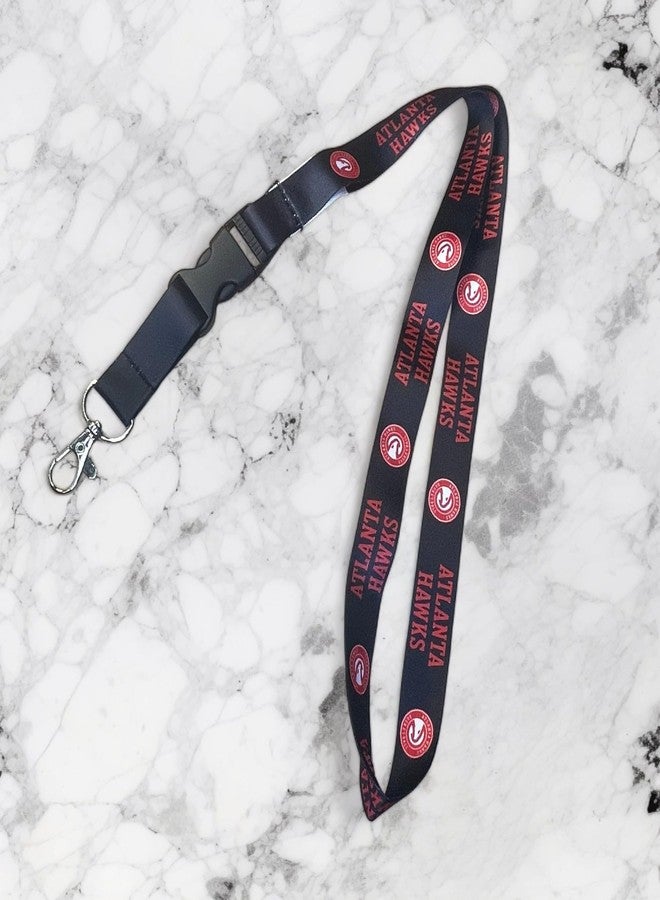 Desert Cactus Atlanta Hawks Lanyard Keychain Detachable NBA Breakaway Snap Buckle National Basketball Association Car Keys ID Badge Holder (Lanyard 2) - Image 5