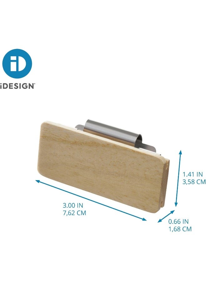 InterDesign IDESIGN ROSANNA PANSINO Bin Clip (3 pack) Wood - Image 2