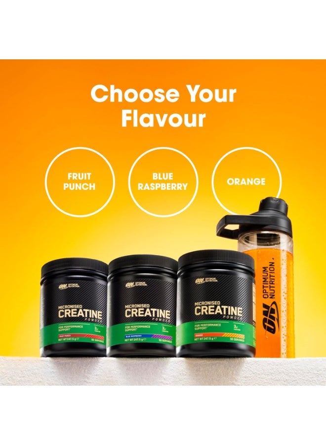 ON Optimum Nutrition Micronised Creatine 247.5g Orange - Image 3