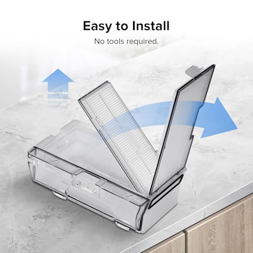 Roborock Washable Filter for Roborock S8 Pro Ultra / S8+ / S8 / S7 Max Ultra / S7 / S7+ / S7 MaxV / S7 MaxV Plus / S7MaxV Ultra Robot Vacuum Cleaners (2Pcs White) - Image 5