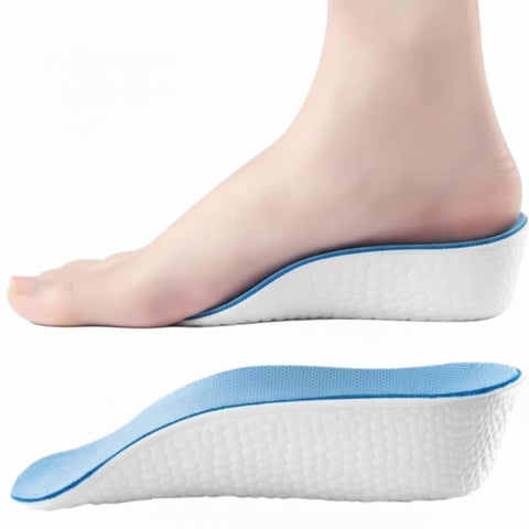 EVA Height Increase Shoe Inserts, Ultra Light Comfort Medical Insole for Invisible Lifting, Long Lasting Durable Heel Pads for Arch Support, Suitable for All Types of Shoes