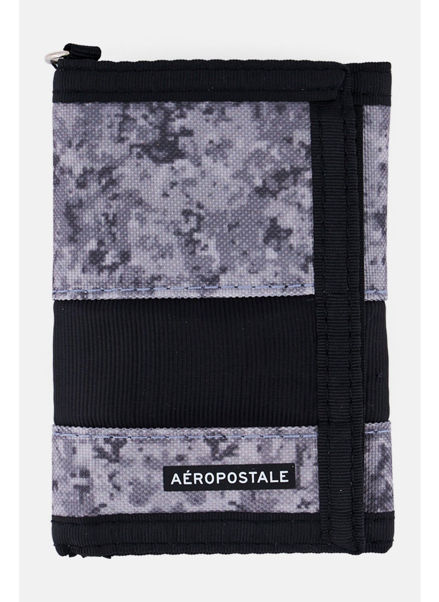 Aeropostale Men Brand Logo Trifold Wallet, Multicolor  - Image 1