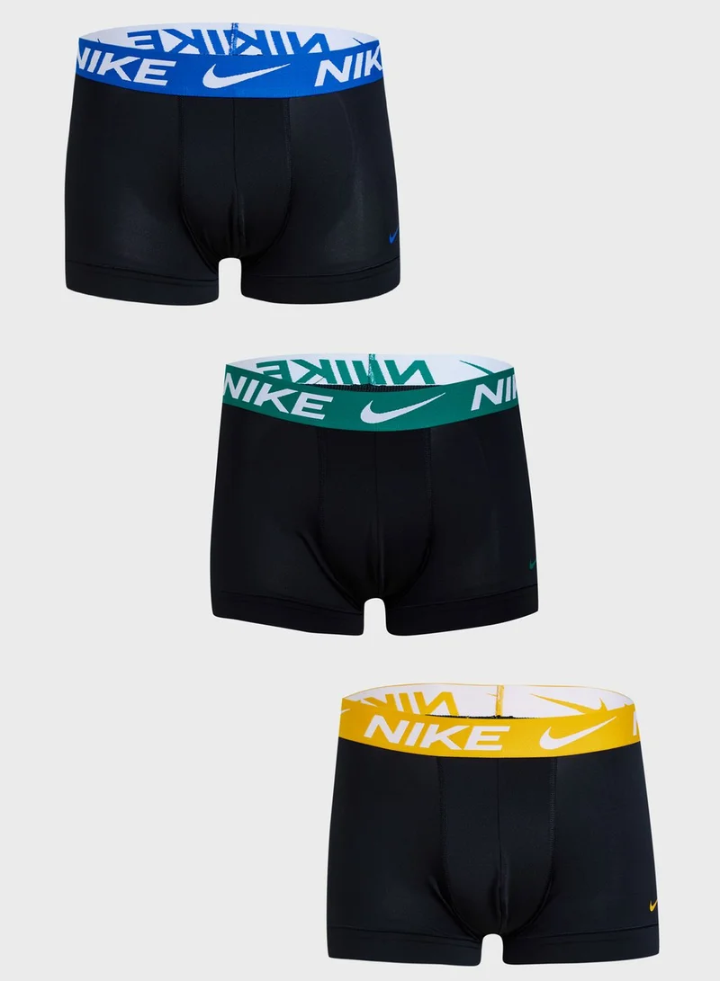 Nike 3 Pack Dri-Fit Essential Micro Trunk