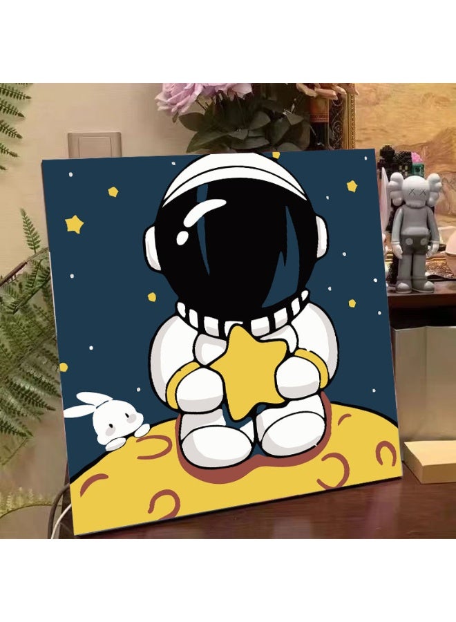 آنا ديكور الرسم الزيتي القابل للتلوين يدويًا بأسلوب الكرتون والأنمي - Image 1