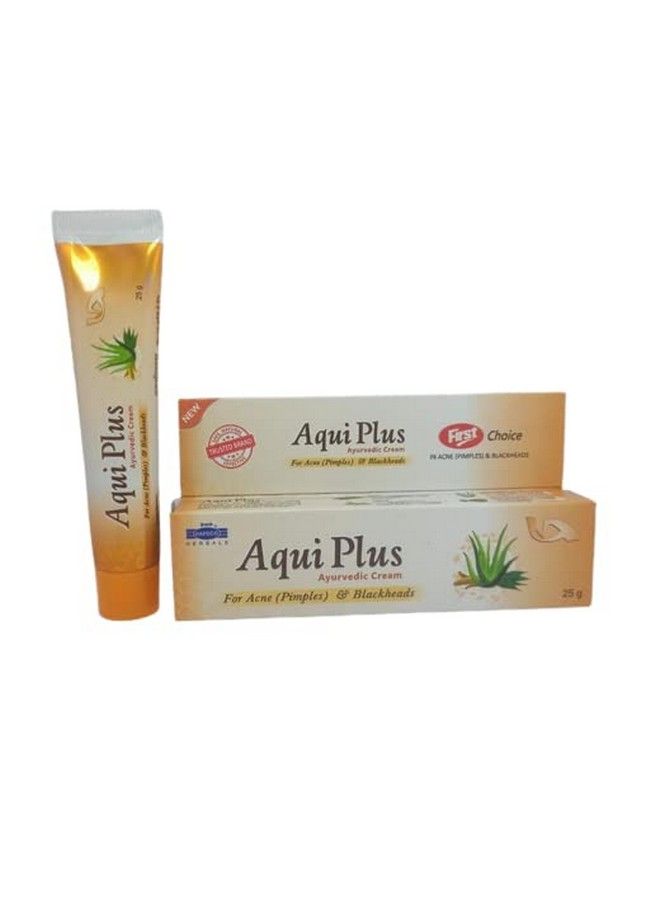 hapdco Aqui Plus Ayurvedic Cream 25Gm (Pack Of 3) Ayurvedic Safe & Effective Cream For Acne Pimples & Blackheads - Image 5