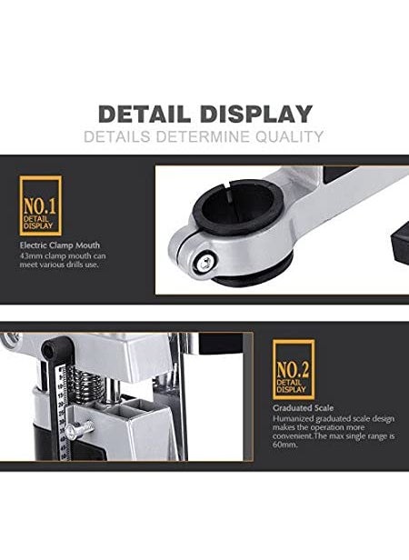 XDLB XDLB Universal Bench Clamp Drill Press Stand Universal Bench Clamp Drill Press Stand Workbench Repair Tool for Drilling TOP Drill not Included  - Image 5