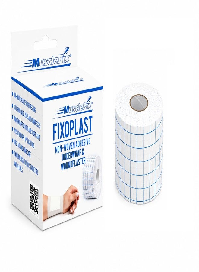MuscleFix Fixoplast Underwrap Adhesive Tape Roll | Underwrap for Sports & Rigid Tape | Wound Dressing Fixation Tape | Secures Gauze Pads,Compresses & Medical Devices | First Aid Medical Tape (5Cm*5M) - Image 1
