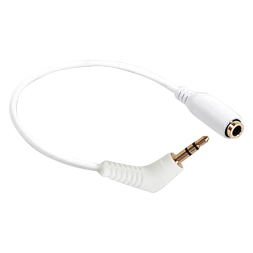 Cellet 2.5mm Male to 3.5mm Female Audio Adapter Cable, 5-Inch Gold-Plated TRRS Connector – Right Angle Plug for Mobile Credit Card Readers, Headsets & Devices with Bulky Cases - Image 3