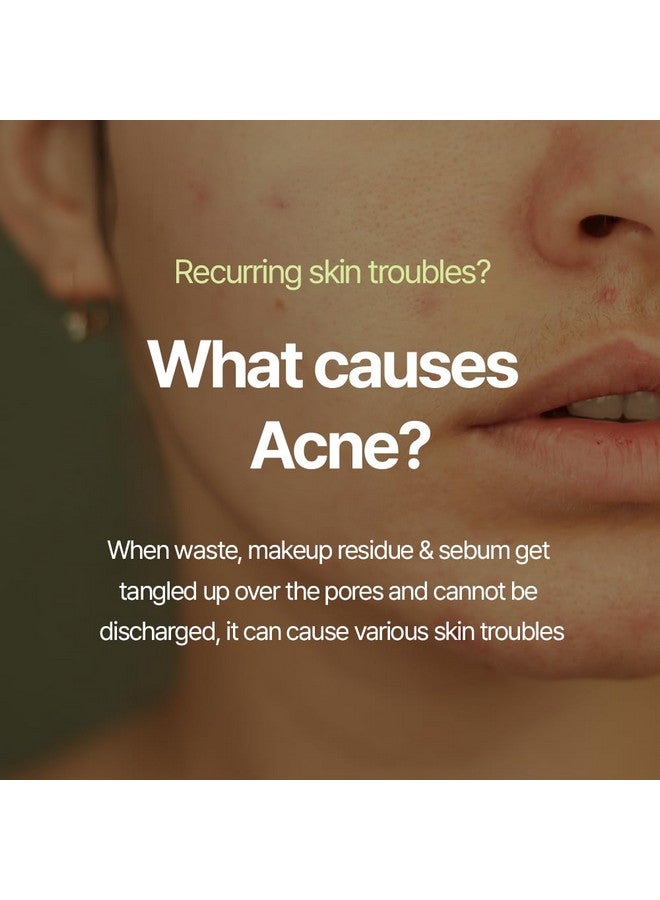 رغوة بيونكانغ يول المهدئة لتنظيف حب الشباب، تركيبة منخفضة الحموضة، غسول/منظف للوجه مع بندق الساحرة، حمض ألفا هيدروكسي للتحكم في الزيوت - سيكا، مستخلص شجرة الشاي - تجديد سريع للرطوبة، 3.38 أونصة سائلة - Image 4