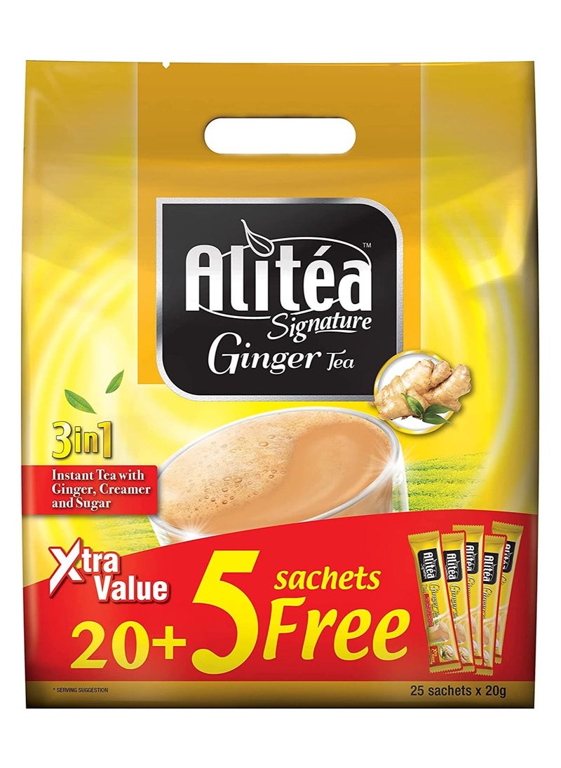 Alitea - Alitéa Signature Ginger Tea Sticks 20gm (20 + 5 Free Sticks) - Image 1