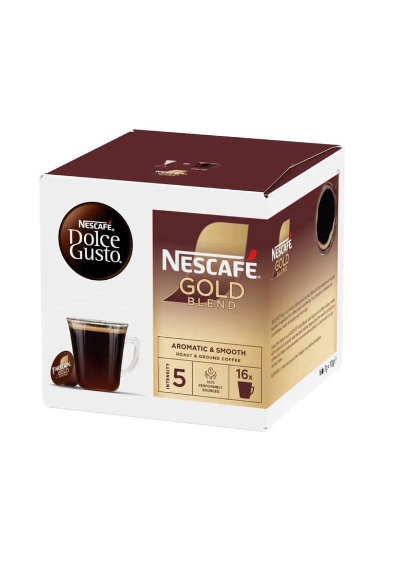 دولسي قوستو دولتشي جوستو نسكافيه جولد بلند، 16 قطعة، 10 جرام