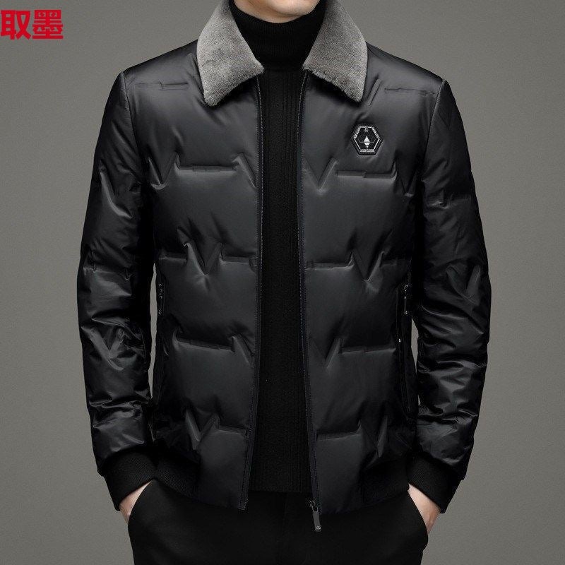 Middle-Aged And Elderly Men'S Cotton-Padded Coat Winter Dad'S Warm Cotton-Padded Thick Casual Loose Top - Image 5