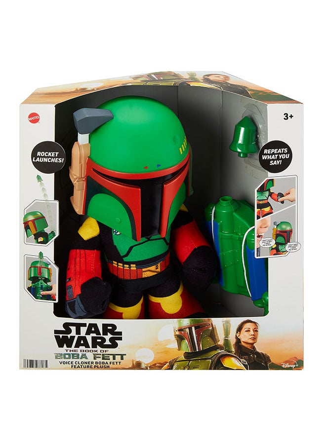 Mattel Games Star Wars Boba Fett Voice Cloner Feature Plush, Gift for Kids  - Image 1