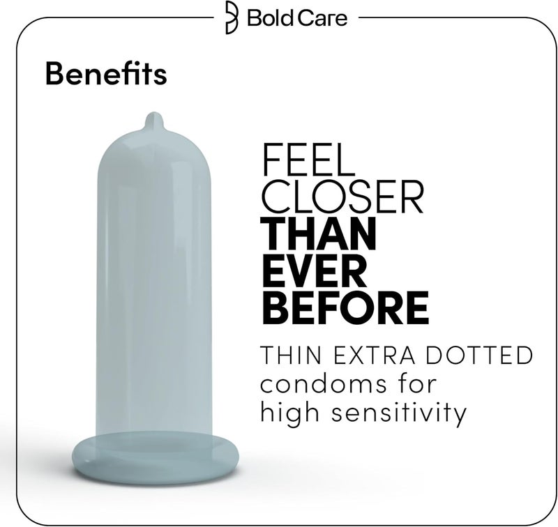 Bold Care 404 Extra Dotted Condoms - 10 Pack - Image 3