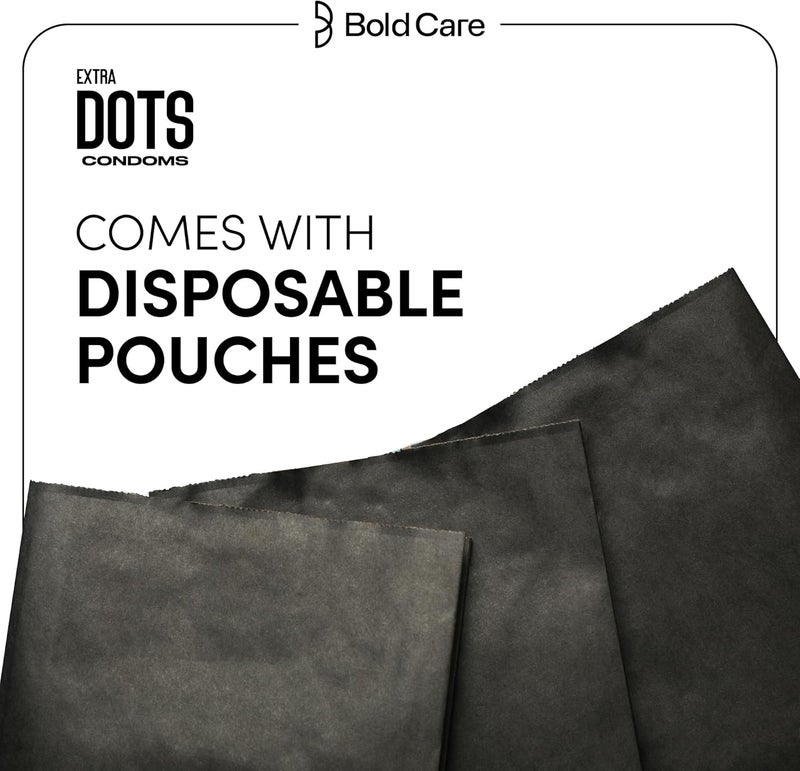 Bold Care 404 Extra Dotted Condoms - 10 Pack - Image 4
