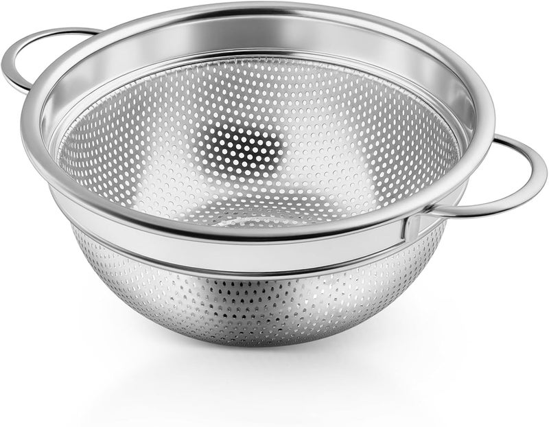 P&P CHEF 3QT Stainless Steel Colander - Image 1
