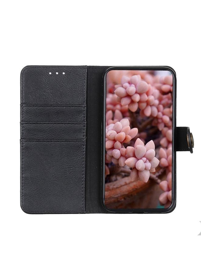 Zaboon Case For Huawei nova Y70 KHAZNEH Cowhide Texture Horizontal Flip Leather Phone Case - Image 4